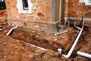 outside drainage Headley